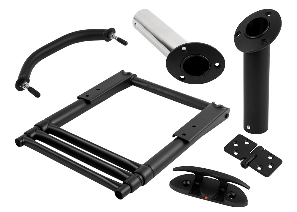 Codanna crua -earraí mara dubh neamhlonrach nua