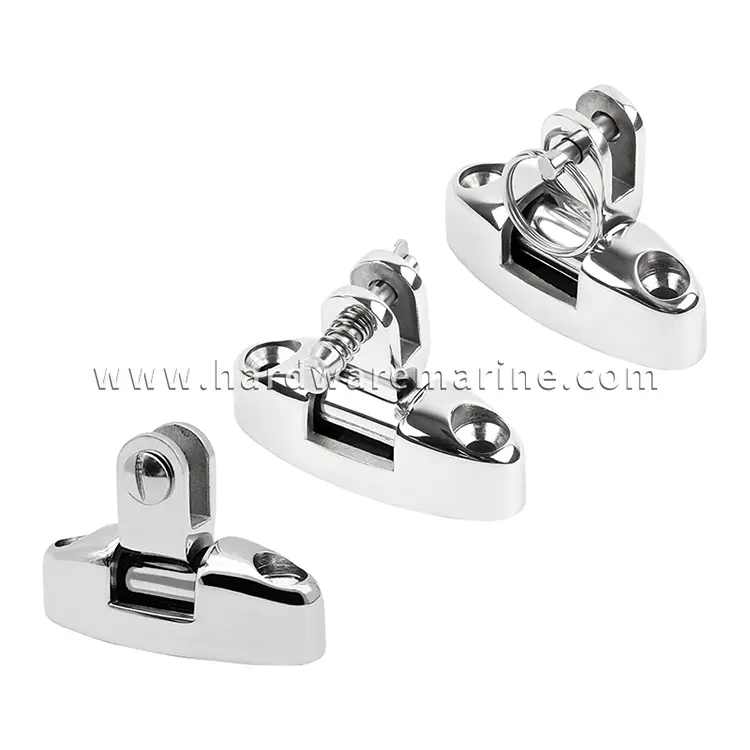 316 Cruach dhosmálta inchoigeartaithe 180 Céim Bád Bimini Barr Swivel Hinge
