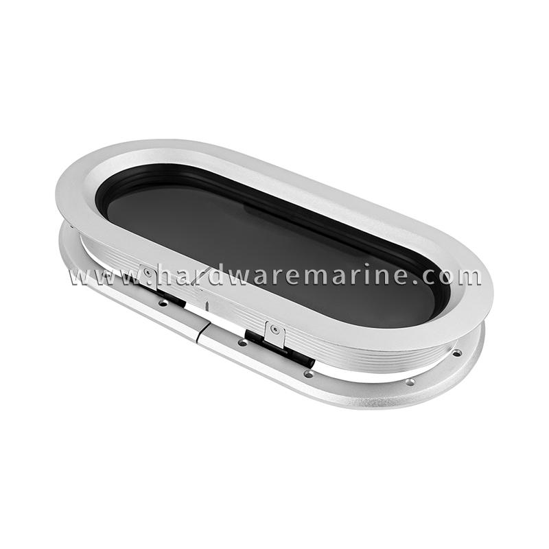 Fuinneog Portholes Bád Oval Alúmanam